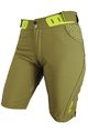 HAVEN Pantaloni scurți de ciclism fără bretele - SINGLETRAIL WMS - verde