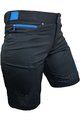 HAVEN Pantaloni scurți de ciclism fără bretele - AMAZON LADY - negru/albastru