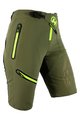 HAVEN Pantaloni scurți de ciclism fără bretele - ENERGY LADY - verde/galben