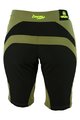 HAVEN Pantaloni scurți de ciclism fără bretele - ENERGY LADY - verde/galben