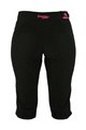 HAVEN Pantaloni scurți de ciclism fără bretele - ENERGY THREEQ 3/4 W - roz/negru