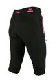 HAVEN Pantaloni scurți de ciclism fără bretele - ENERGY THREEQ 3/4 W - roz/negru
