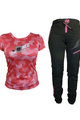 HAVEN Tricoul și pantalonii de ciclism MTB - PEARL NEO LADY - negru/roz