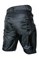 HAVEN Pantaloni scurți de ciclism fără bretele - WANDERER II - negru/gri