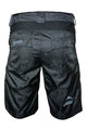 HAVEN Pantaloni scurți de ciclism fără bretele - WANDERER II - negru/gri