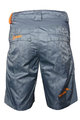 HAVEN Pantaloni scurți de ciclism fără bretele - WANDERER II - portocaliu/gri