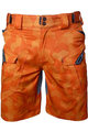 HAVEN Pantaloni scurți de ciclism fără bretele - CUBES NEO - portocaliu