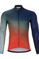 HOLOKOLO Tricou și pantaloni de iarnă de ciclism - AFTERGLOW WINTER  - multicolor/roșu