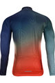 HOLOKOLO Tricou de cilism pentru iarnă cu mânecă lungă - AFTERGLOW WINTER  - multicolor/roșu