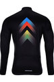 HOLOKOLO Tricou de cilism pentru iarnă cu mânecă lungă - HYPER WINTER  - negru/multicolor