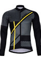 HOLOKOLO Tricou și pantaloni de iarnă de ciclism - TRACE WINTER  - galben/negru