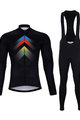 HOLOKOLO Tricou și pantaloni de iarnă de ciclism - HYPER WINTER  - multicolor/negru