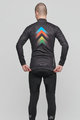 HOLOKOLO Tricou și pantaloni de iarnă de ciclism - HYPER WINTER  - multicolor/negru