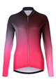 HOLOKOLO Tricou și pantaloni de iarnă de ciclism - DAZZLE LADY WINTER - roz/negru