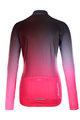 HOLOKOLO Tricou și pantaloni de iarnă de ciclism - DAZZLE LADY WINTER - roz/negru