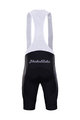 HOLOKOLO Tricoul și pantaloni scurți de ciclism - LEVEL UP  - negru/alb