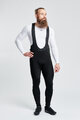 HOLOKOLO Pantaloni de ciclism lungi cu bretele - WINTER  - negru