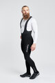 HOLOKOLO Pantaloni de ciclism lungi cu bretele - WINTER  - negru