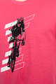 NU. BY HOLOKOLO Tricou de ciclism cu mânecă scurtă - GIRO II - roz