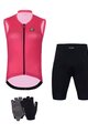 HOLOKOLO Mega set de ciclism - PURE LADY - negru/roz