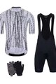 HOLOKOLO Mega set de ciclism - TYRES ELITE - negru/alb