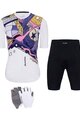 HOLOKOLO Mega set de ciclism - FANTASY ELITE LADY - multicolor/alb/negru