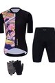 HOLOKOLO Mega set de ciclism - ESCAPE ELITE LADY - negru/multicolor