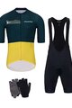 HOLOKOLO Mega set de ciclism - VIBES - verde/negru/galben