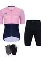 HOLOKOLO Mega set de ciclism - VIBES LADY - albastru/negru/roz