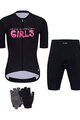 HOLOKOLO Mega set de ciclism - SUPPORT ELITE LADY - negru