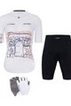 HOLOKOLO Mega set de ciclism - MAAPPI II. ELITE L - negru/multicolor/alb