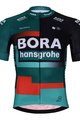 BONAVELO Tricoul și pantaloni scurți de ciclism - BORA 2023 - roșu/negru/verde