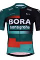 BONAVELO Tricou de ciclism cu mânecă scurtă - BORA 2023 - negru/verde/roșu