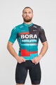 BONAVELO Tricou de ciclism cu mânecă scurtă - BORA 2023 - negru/verde/roșu