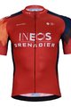 BONAVELO Tricoul și pantaloni scurți de ciclism - INEOS GRENADIERS '24 - negru/roșu
