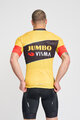 BONAVELO Tricou de ciclism cu mânecă scurtă - JUMBO-VISMA 2023 - negru/galben
