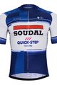 BONAVELO Tricoul și pantaloni scurți de ciclism - SOUDAL QUICK-STEP 24 - albastru/alb/negru