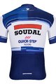 BONAVELO Tricou de ciclism cu mânecă scurtă - SOUDAL QUICK-STEP 24 - alb/albastru