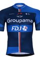 BONAVELO Tricou de ciclism cu mânecă scurtă - GROUPAMA FDJ 2025 - alb/roșu/albastru