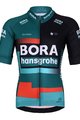 BONAVELO Tricou de ciclism cu mânecă scurtă - BORA 2023 KIDS - verde/negru/roșu