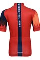 BONAVELO Tricou de ciclism cu mânecă scurtă - INEOS 2025 KIDS - roșu/albastru