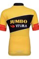 BONAVELO Tricou de ciclism cu mânecă scurtă - JUMBO-VISMA '23 KIDS - negru/galben