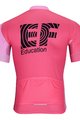 BONAVELO Tricou de ciclism cu mânecă scurtă - EDUCATION-EASYPOST 2023 - roz/negru