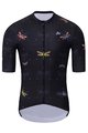 HOLOKOLO Tricoul și pantaloni scurți de ciclism - DRAGONFLIES ELITE - negru