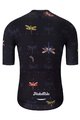 HOLOKOLO Tricou de ciclism cu mânecă scurtă - DRAGONFLIES ELITE - negru