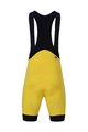 HOLOKOLO Pantaloni scurți de ciclism cu bretele - ELITE - galben/negru