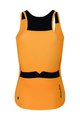 HOLOKOLO Tricoul de ciclism fără mâneci - ENERGY LADY - negru/portocaliu