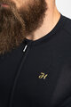 HOLOKOLO Tricou de ciclism cu mânecă scurtă - VICTORIOUS GOLD - negru