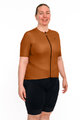 HOLOKOLO Tricou de ciclism cu mânecă scurtă - VICTORIOUS LADY - maro