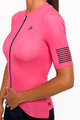 HOLOKOLO Tricou de ciclism cu mânecă scurtă - VICTORIOUS LADY - roz